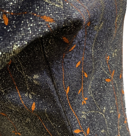 Vintage silver shimmery sheath midi dress - Picture 7 of 7